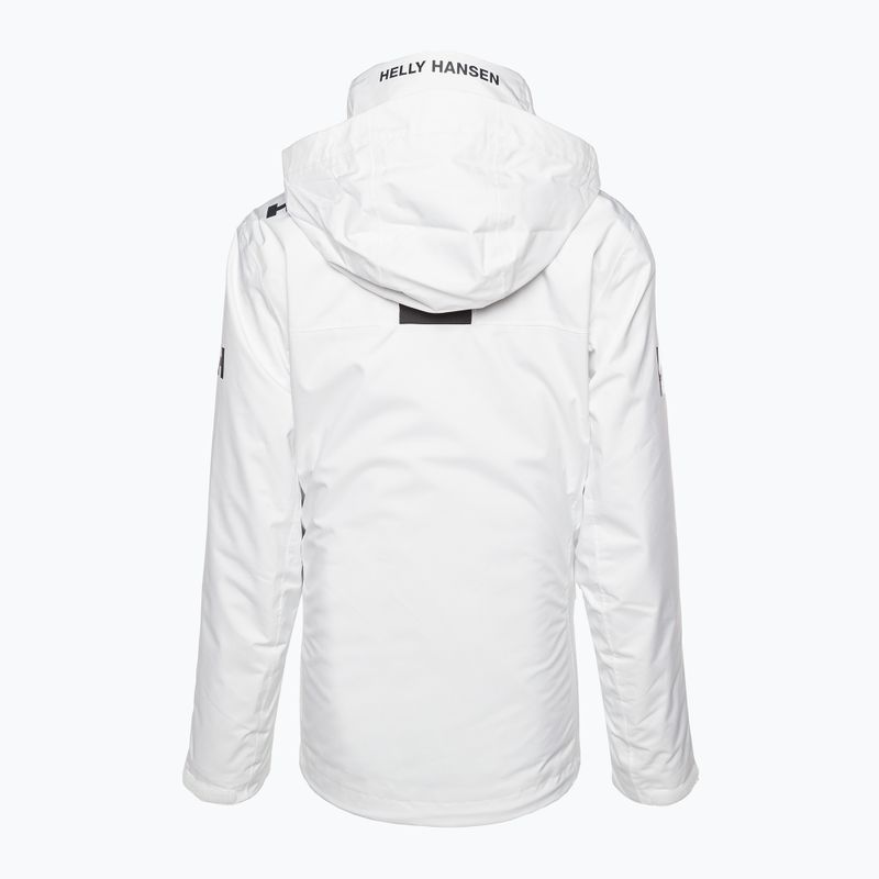 Giacca da vela donna Helly Hansen Crew Hooded Midlayer bianco 3