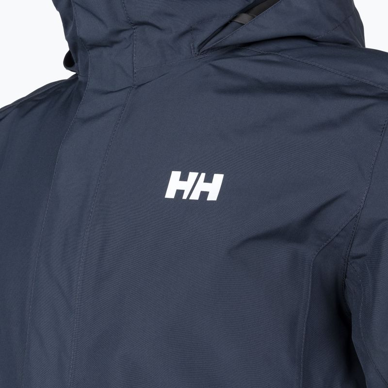 Helly Hansen Dubliner Giacca da pioggia isolata da uomo navy 3