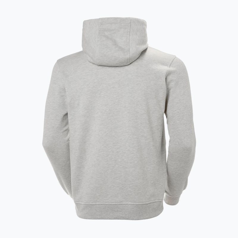 Felpa da uomo con cappuccio Helly Hansen HH Logo grigio/melange 2