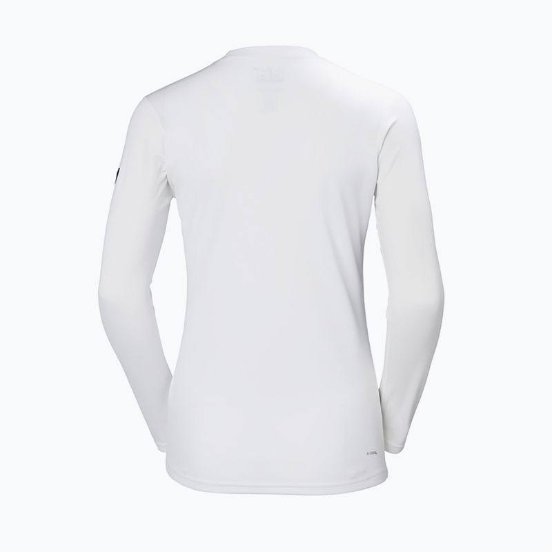 Trekking donna a maniche lunghe Helly Hansen HH Tech Crew bianco 2