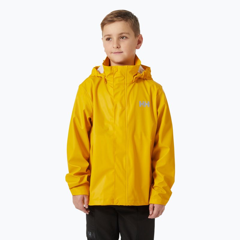 Giacca da vela Helly Hansen da bambino Moss essential giallo