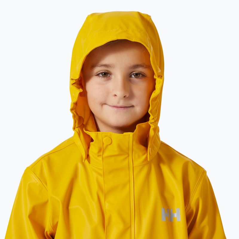 Giacca da vela Helly Hansen da bambino Moss essential giallo 3