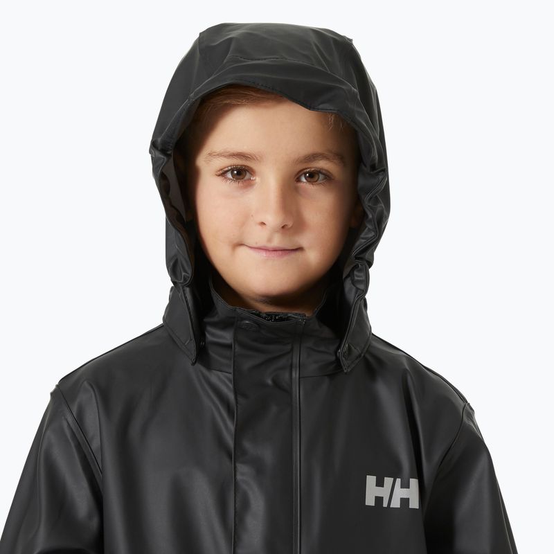 Giacca da vela Helly Hansen da bambino Moss nero 3