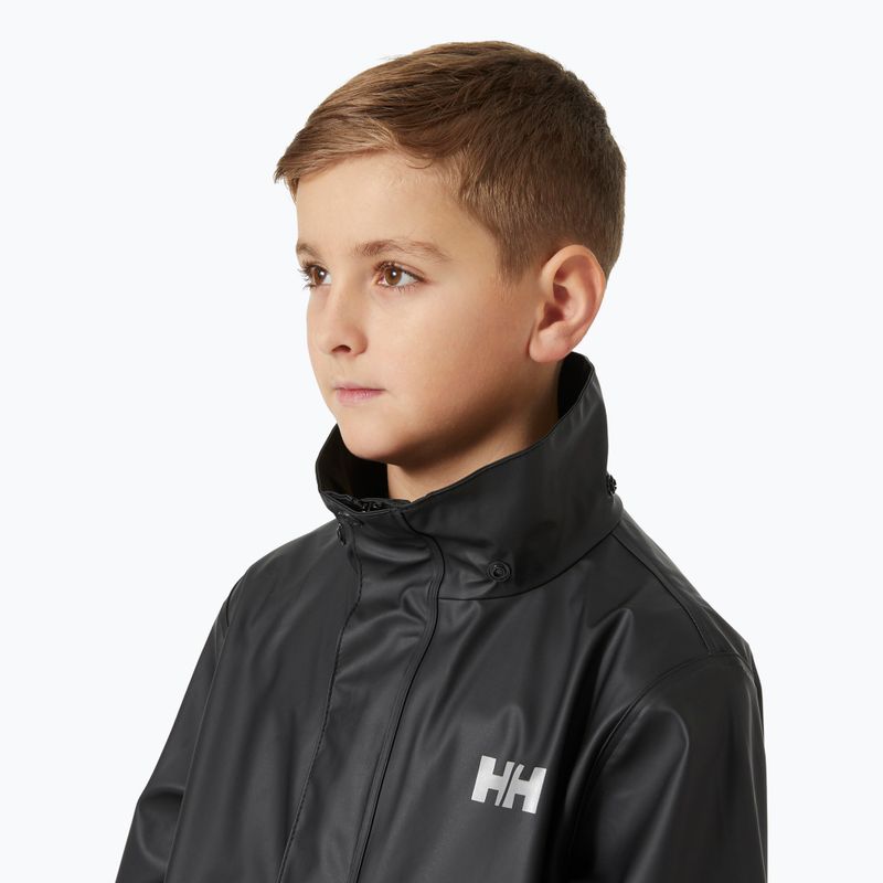 Giacca da vela Helly Hansen da bambino Moss nero 4