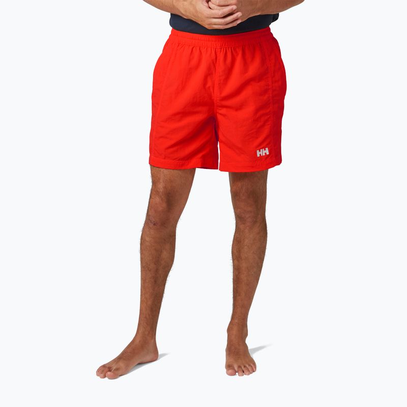 Pantaloncini da bagno da uomo Helly Hansen Calshot Trunk alert rosso