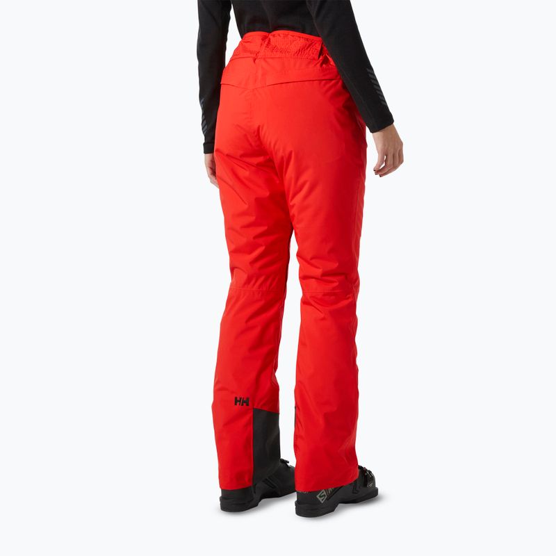 Pantaloni da sci da donna Helly Hansen Legendary Insulated alert rosso 2