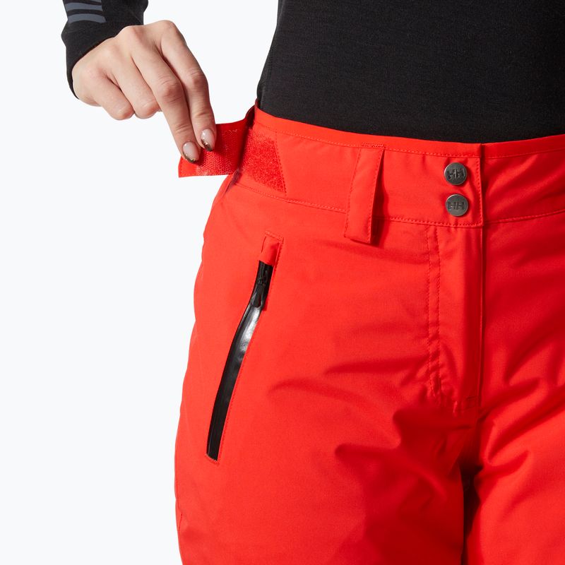 Pantaloni da sci da donna Helly Hansen Legendary Insulated alert rosso 3