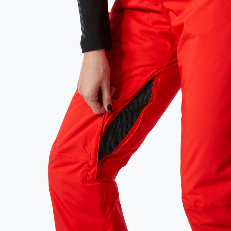 Pantaloni da sci da donna Helly Hansen Legendary Insulated alert rosso 4