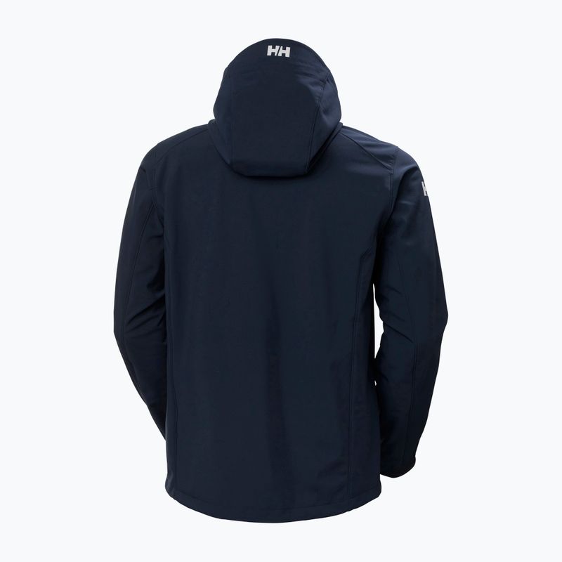 Giacca Softshell con cappuccio Helly Hansen Paramount da uomo, navy 4