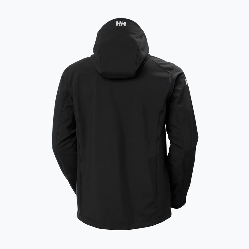 Uomo Helly Hansen Paramount Giacca Softshell con cappuccio nero 7