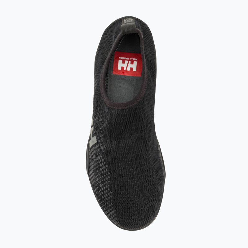 Scarpe da acqua da uomo Helly Hansen Crest Watermoc nero/carbonio 5