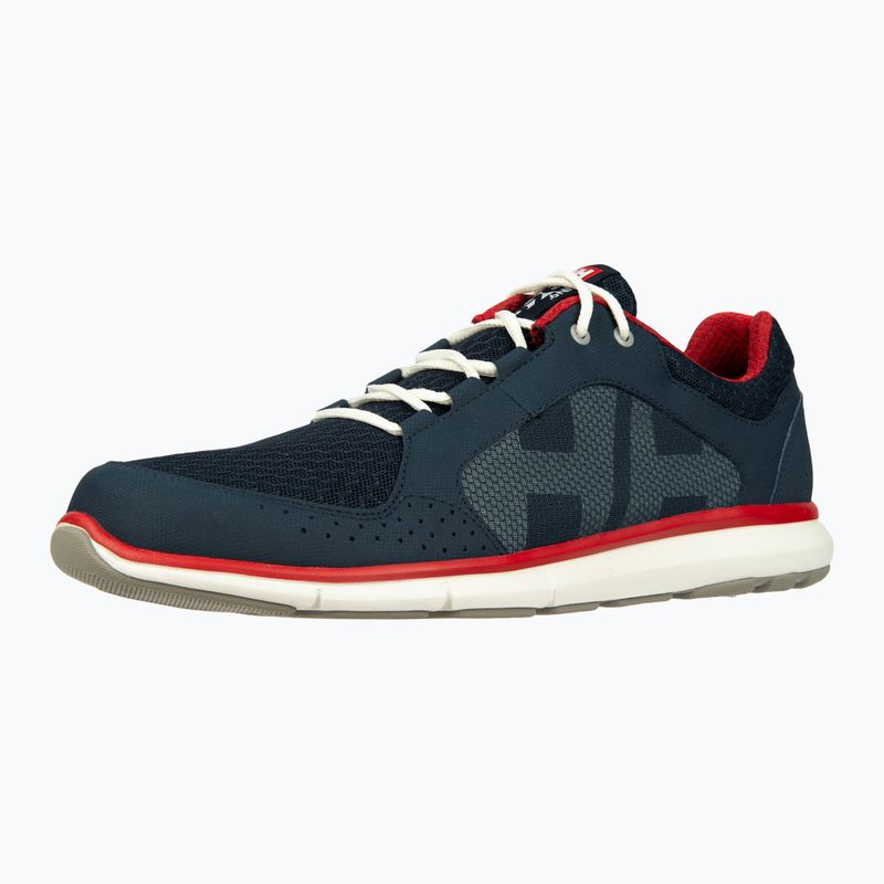 Helly Hansen Ahiga V4 Hydropower navy/flag red/off white scarpe da vela da uomo 10