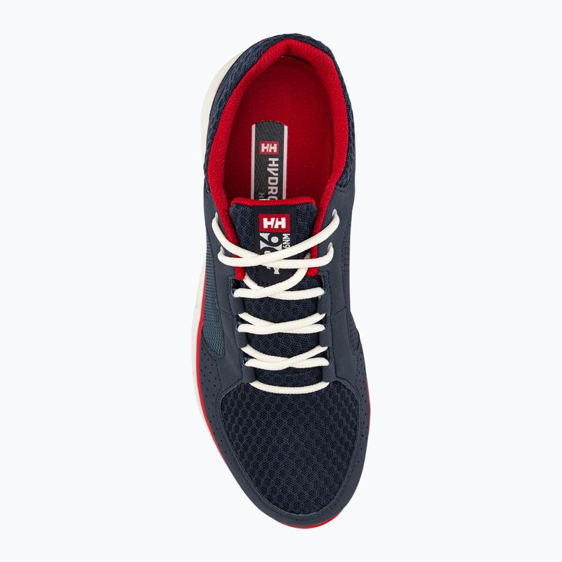 Helly Hansen Ahiga V4 Hydropower navy/flag red/off white scarpe da vela da uomo 6