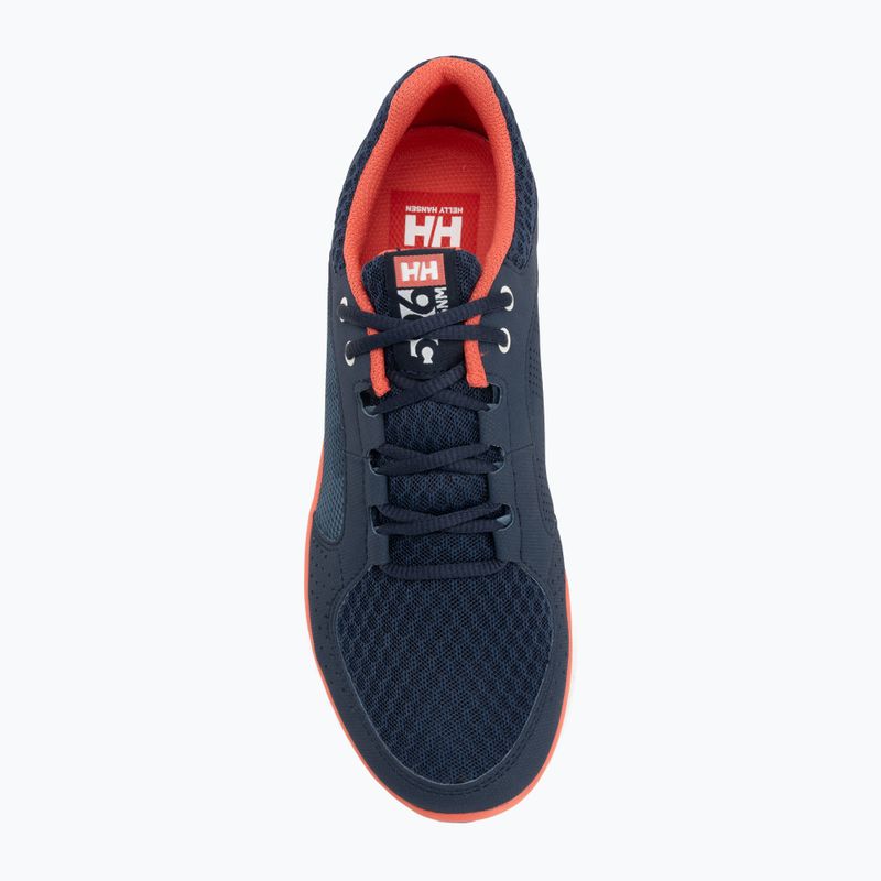 Scarpe da donna Helly Hansen Ahiga V4 Hydropower navy/off white/cayenne 5