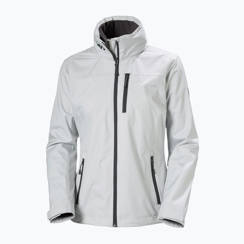 Giacca da vela donna Helly Hansen Crew Hooded Midlayer grigio nebbia 3