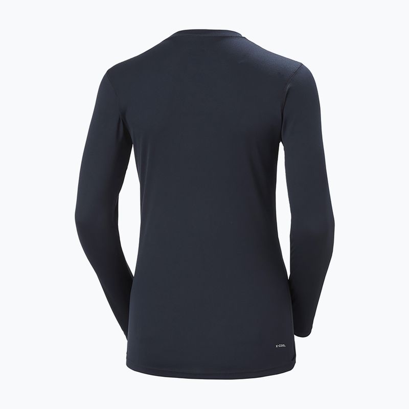Trekking donna a maniche lunghe Helly Hansen HH Tech Crew navy 4
