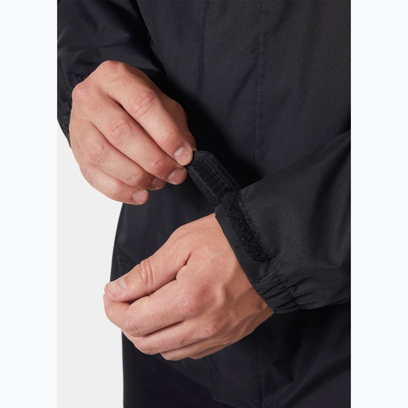 Giacca da pioggia Helly Hansen Ervik da uomo, nero 6