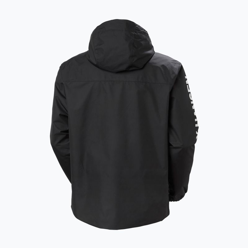 Giacca da pioggia Helly Hansen Ervik da uomo, nero 9