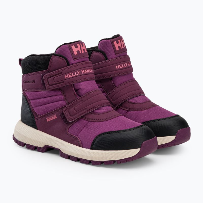 Bambini Helly Hansen Jk Bowstring Boot HT pozione viola/magenta haze/bubble gum stivali da neve 5
