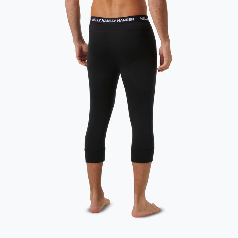 Pantaloni termici da uomo Helly Hansen Lifa Merino Midweight 3/4 black 2