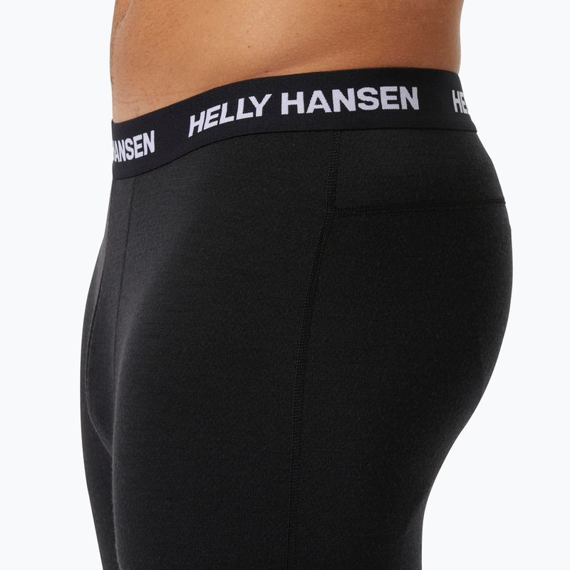 Pantaloni termici da uomo Helly Hansen Lifa Merino Midweight 3/4 black 3