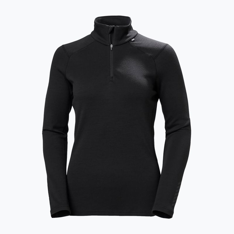 Felpa termica donna Helly Hansen Lifa Merino Midweight 1/2 Zip black 5