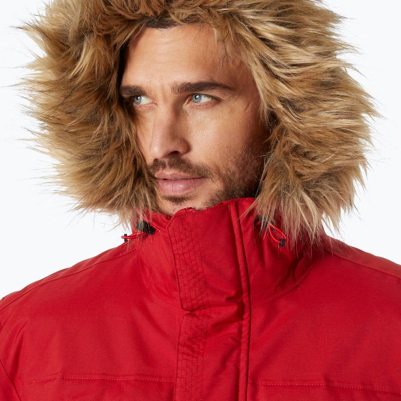 Giacca invernale da uomo Helly Hansen Nordsjo Parka rosso 3