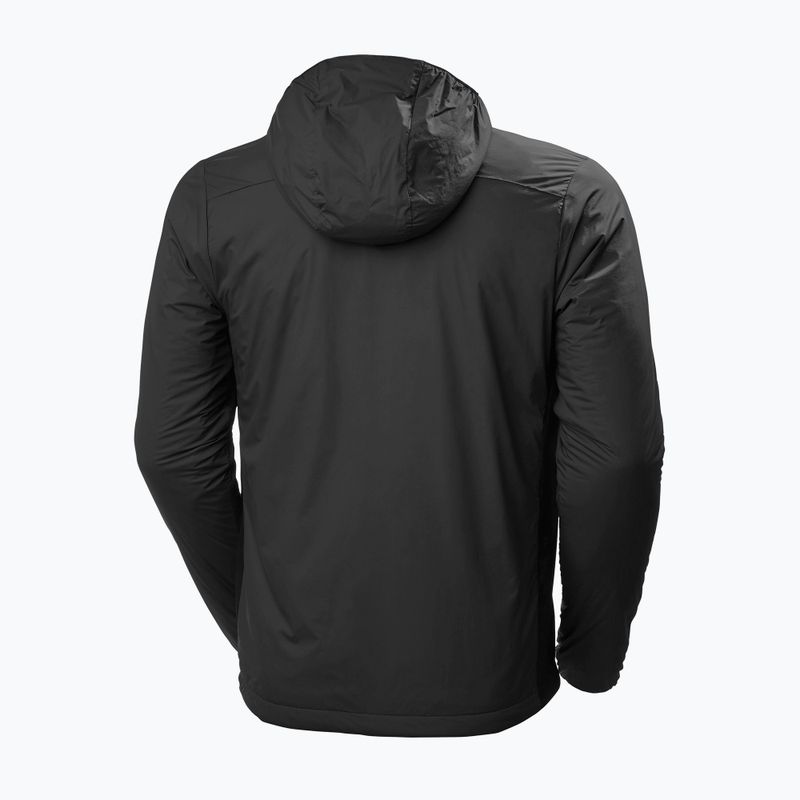 Giacca invernale da uomo Helly Hansen Odin Stretch con cappuccio Light Insu nero 5