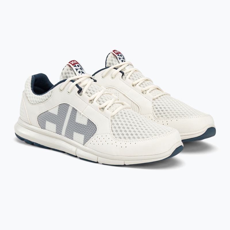 Helly Hansen Ahiga V4 Hydropower scarpe da vela da uomo bianco sporco/blu orione 4