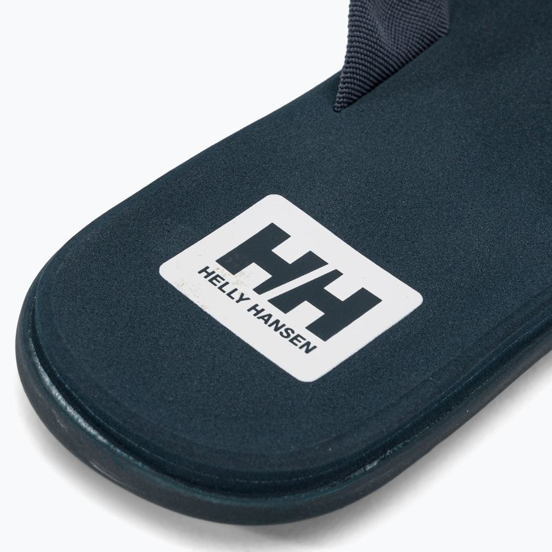 Infradito Helly Hansen Logo da uomo blu/bianco sporco 8