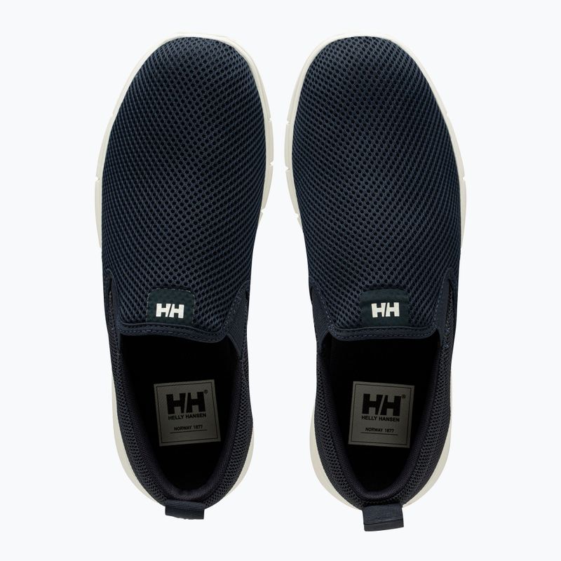Helly Hansen scarpe nautiche da uomo Ahiga Slip-On navy / bianco sporco 12