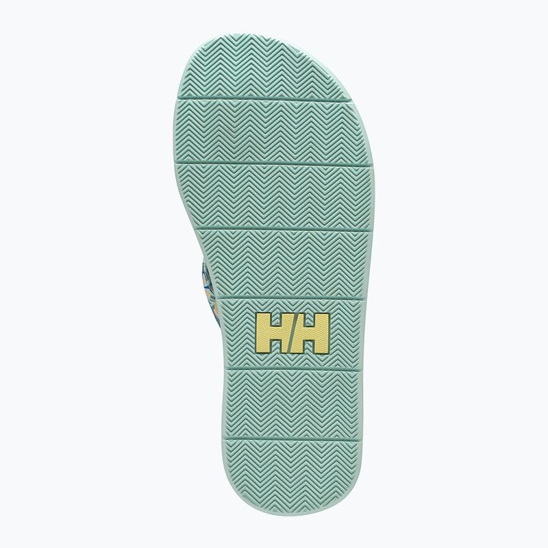 Helly Hansen Shoreline, infradito da donna blu tinta/multi verde 13