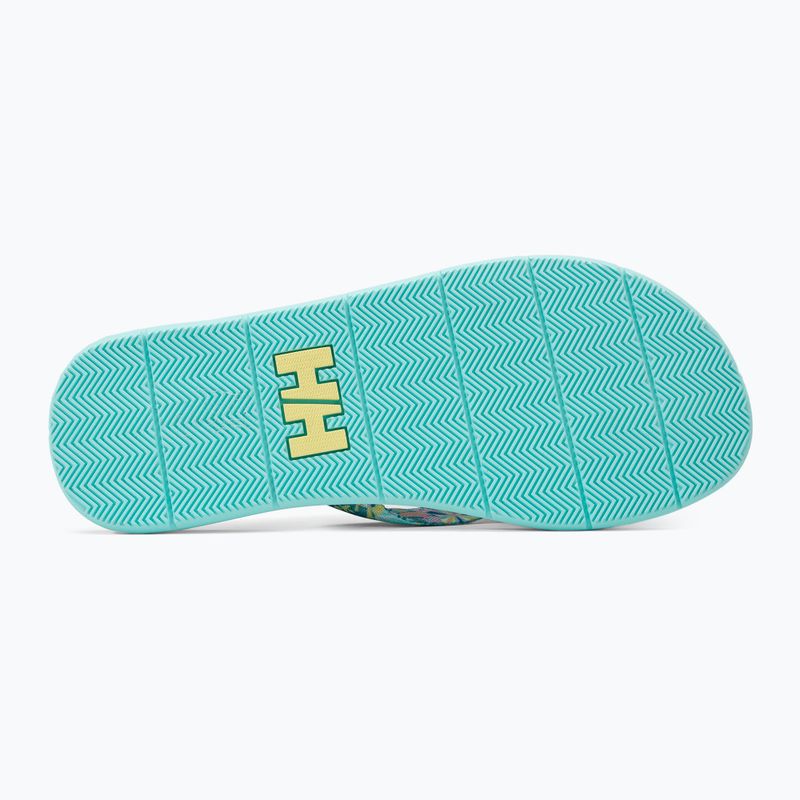 Helly Hansen Shoreline, infradito da donna blu tinta/multi verde 5