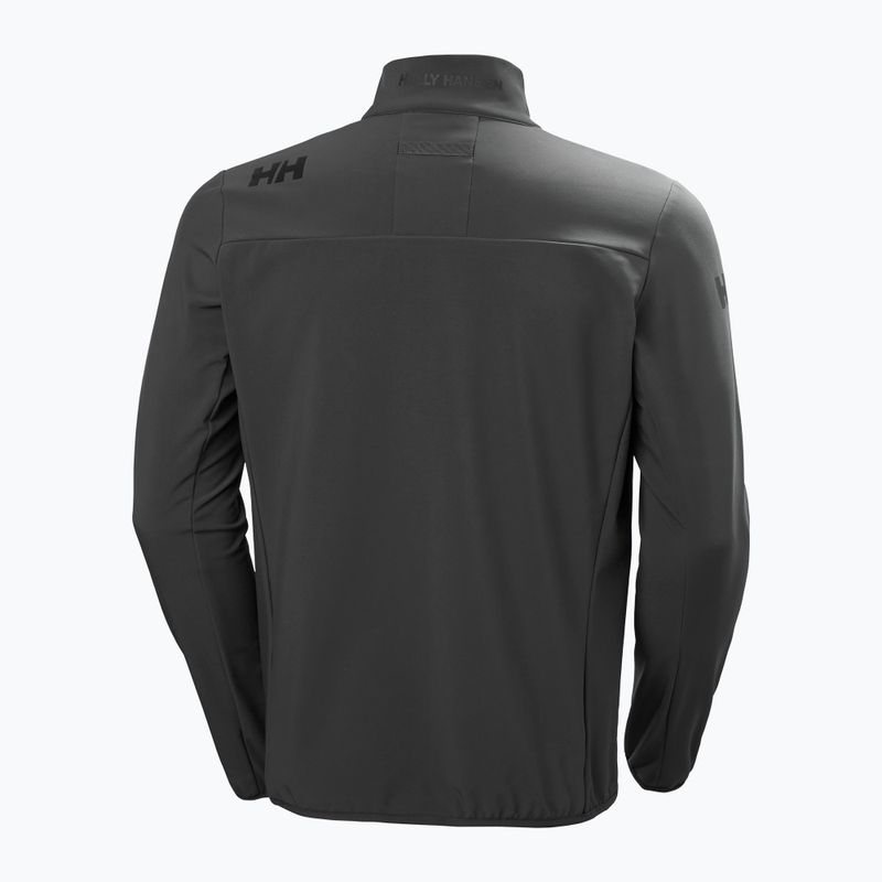 Giacca da vela Helly Hansen Crew Softshell 2.0 uomo ebano 6