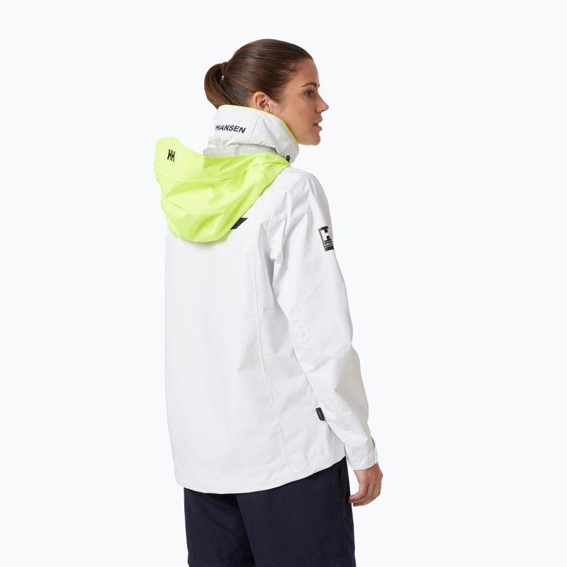 Giacca da vela donna Helly Hansen W Salt Navigator bianco 2