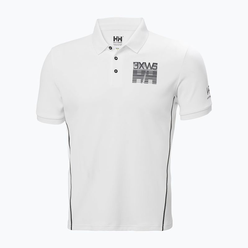 Camicia da trekking da uomo Helly Hansen Hp Racing Polo bianco 5
