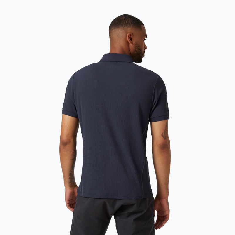 Camicia da trekking da uomo Helly Hansen Hp Racing Polo navy 2
