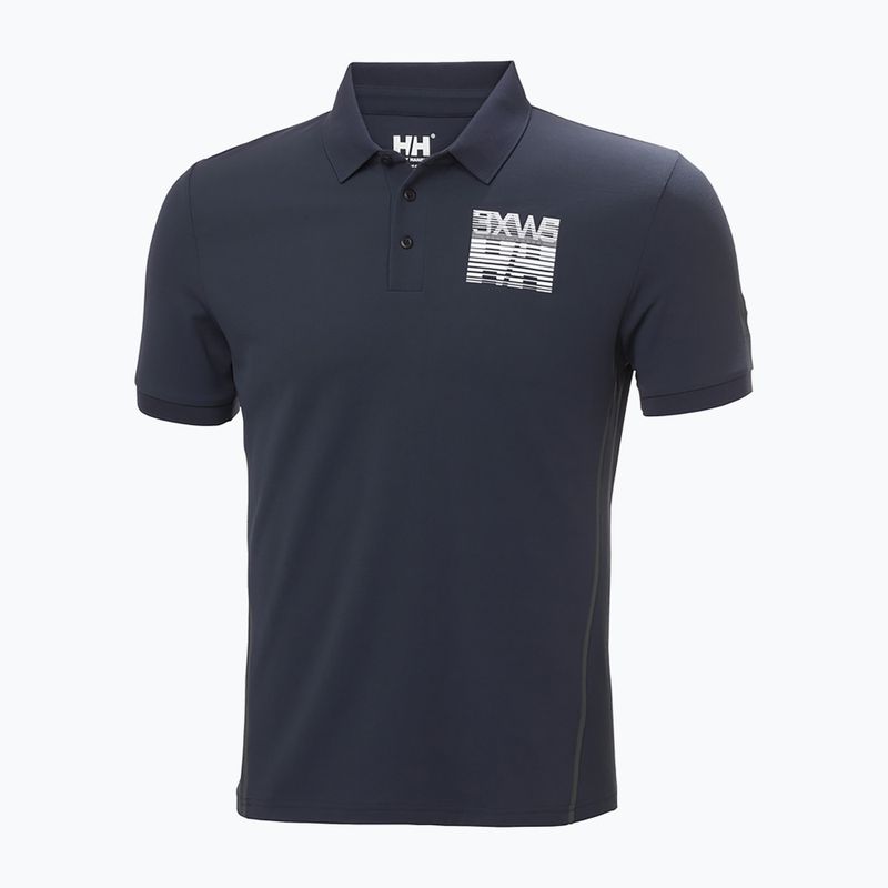 Camicia da trekking da uomo Helly Hansen Hp Racing Polo navy 5