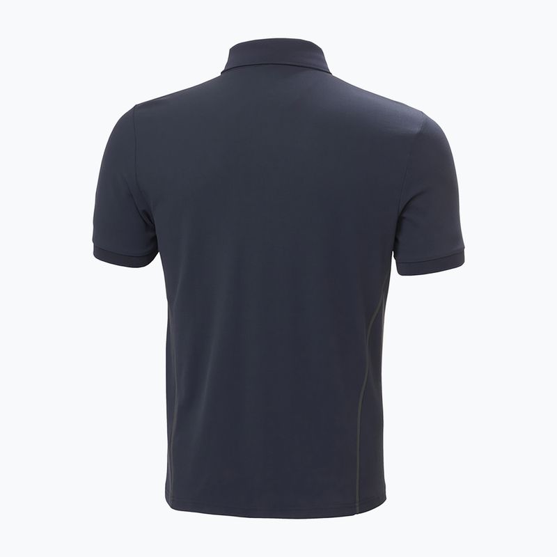 Camicia da trekking da uomo Helly Hansen Hp Racing Polo navy 6