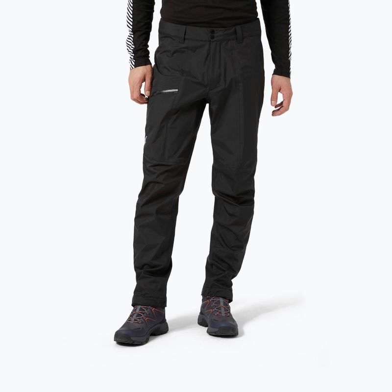 Pantaloni a membrana Helly Hansen da uomo Verglas 3L Shell nero