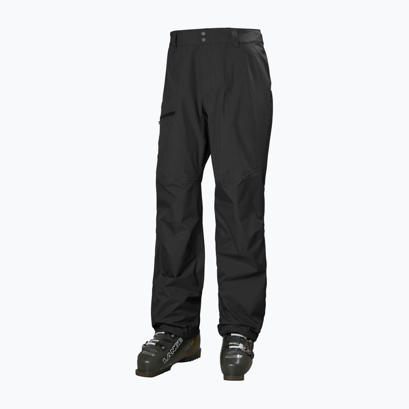 Pantaloni a membrana Helly Hansen da uomo Verglas 3L Shell nero 6