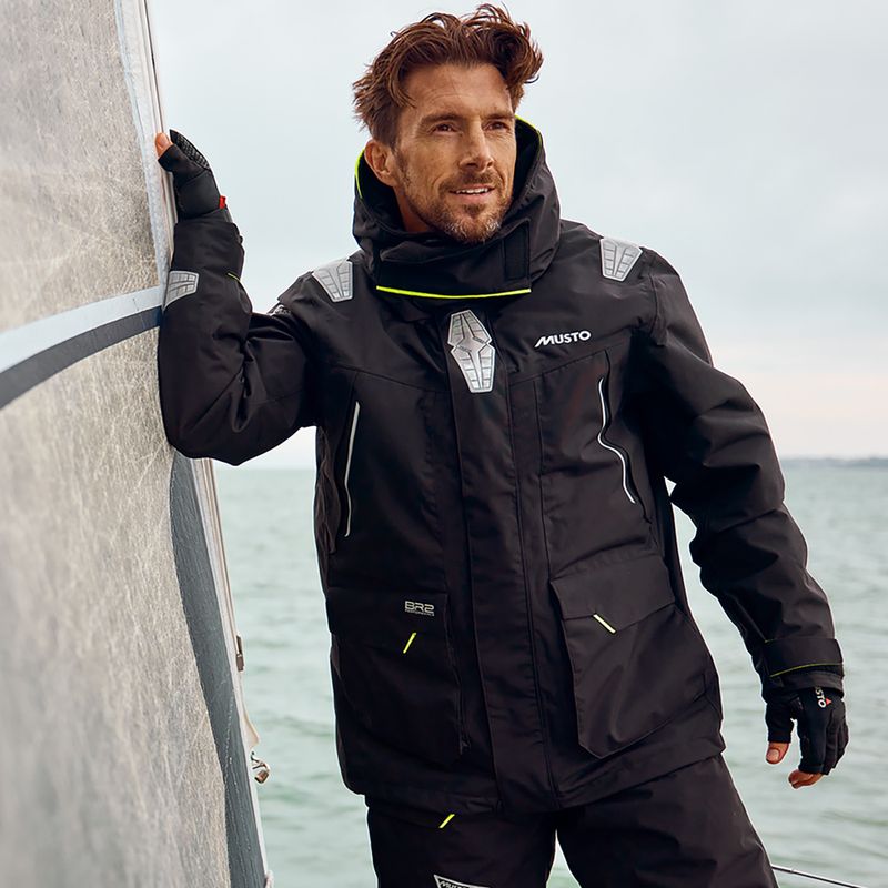 Giacca da vela Musto BR2 Offshore 2.0 da uomo, nero 7