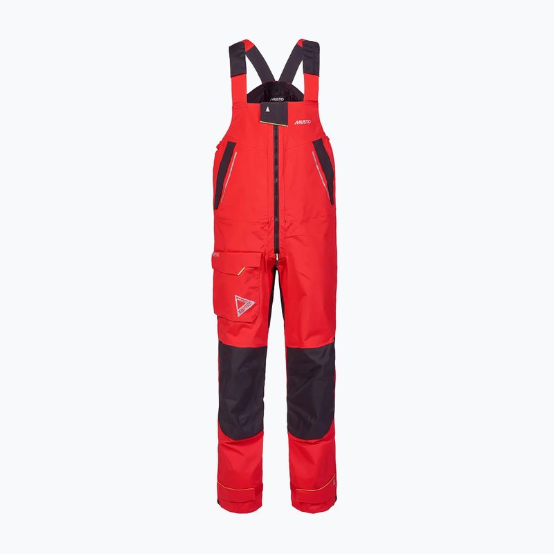 Pantaloni da vela Musto BR2 Offshore 2.0 da uomo rosso vero