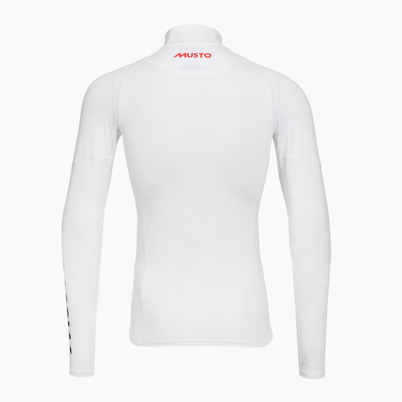 Maglia a maniche lunghe da nuoto uomo Musto Championship Rash Guard white 2