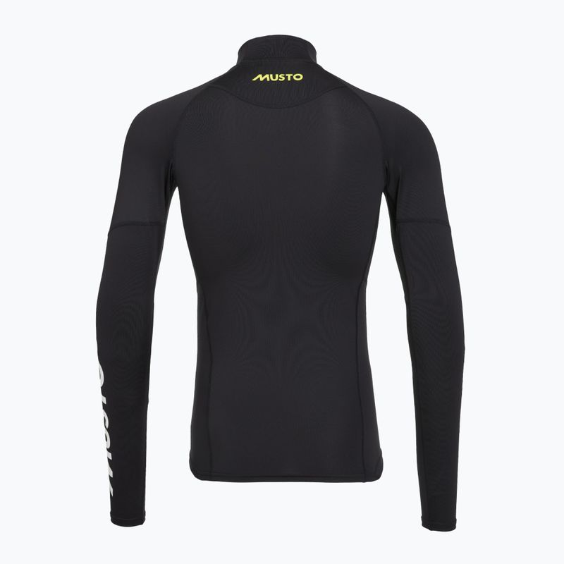 Maglia a maniche lunghe da nuoto uomo Musto Championship Rash Guard black 2