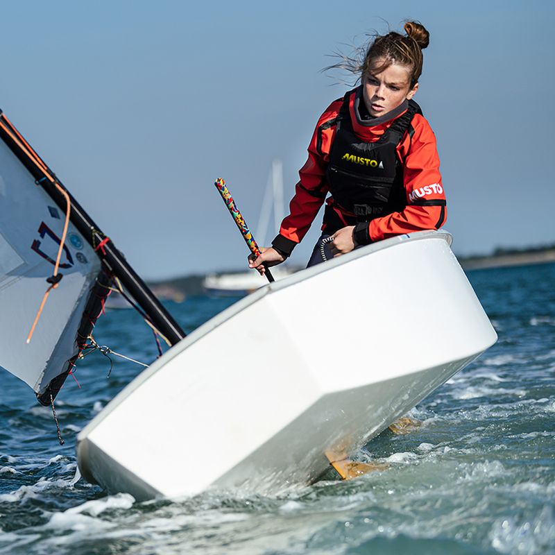 Felpa da vela per bambini Musto Championship Aqua Top 2.0 Jr oxy fire 4