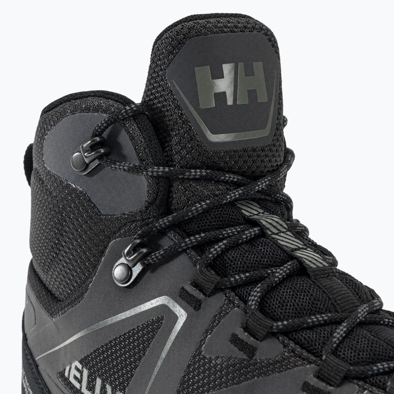 Stivali da trekking da uomo Helly Hansen Cascade Mid HT nero/grigio chiaro nuovo 9