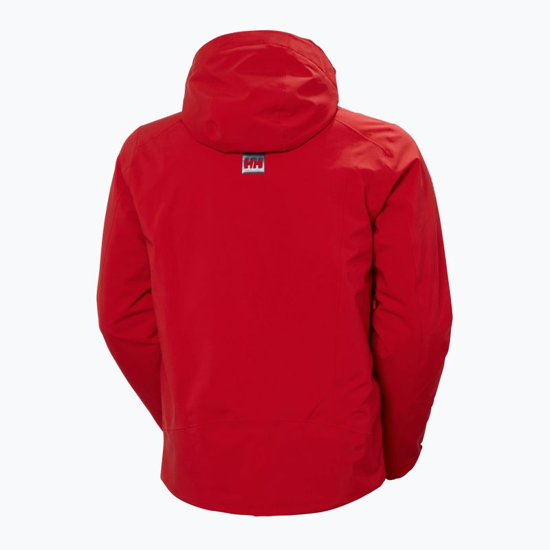 Giacca da sci da uomo Helly Hansen Alpha 3.0 rosso 8