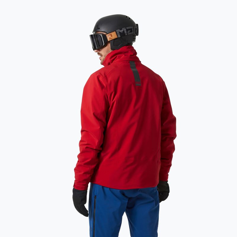 Giacca da sci da uomo Helly Hansen Alpha 3.0 rosso 2