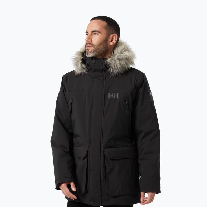 Giacca invernale da uomo Helly Hansen Reine Parka nero 6